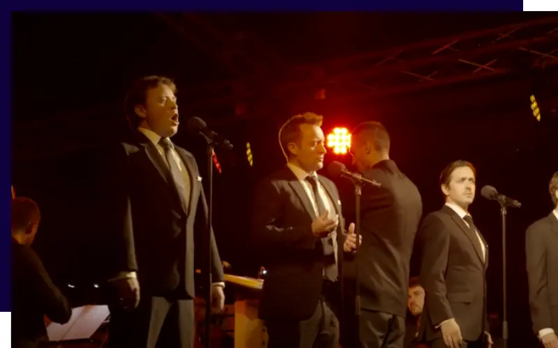 Pop to Opera show singers performing on stage