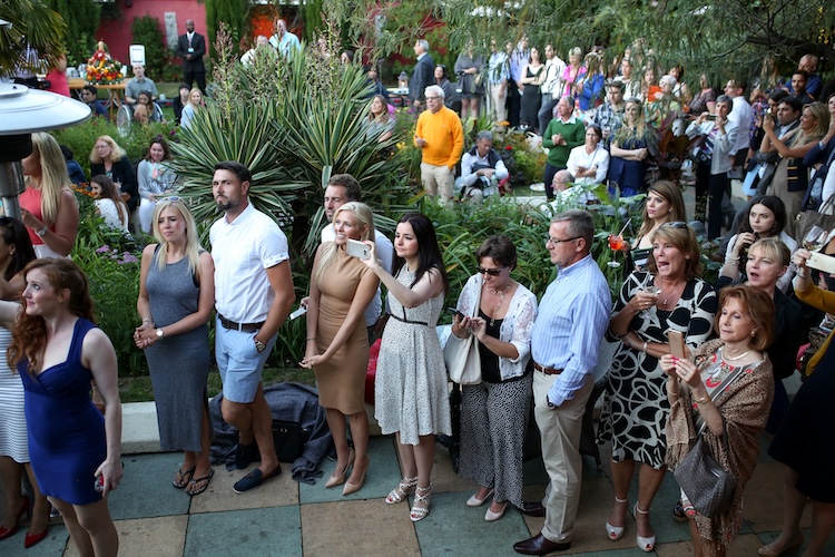 Proms on the Roof at The Roof Gardens, Kensington, London, Britain on 17 August 2016.
