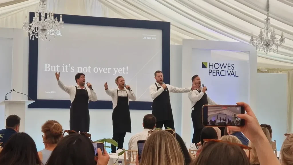 Opera Singers-Surprise Guests at a Cambridge party